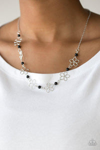 Always Abloom - Black - Paparazzi Necklace Image