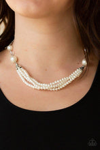 Load image into Gallery viewer, One-WOMAN Show - White - Paparazzi Necklace Image
