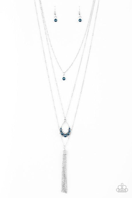 Be Fancy - Blue - Paparazzi Necklace Image
