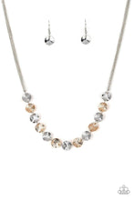 Load image into Gallery viewer, Simple Sheen - Silver - Paparazzi Necklace Image
