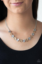 Load image into Gallery viewer, Simple Sheen - Silver - Paparazzi Necklace Image
