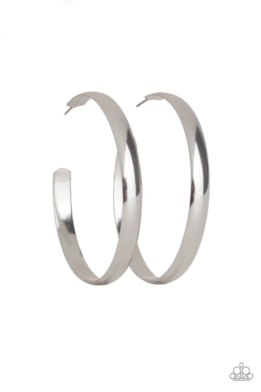 Making Laps - Silver Hoop Earring