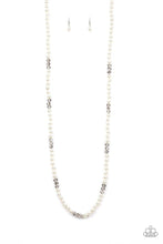 Load image into Gallery viewer, Girls Have More FUNDS - White - Paparazzi Necklace Image
