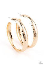 Load image into Gallery viewer, Check Out These Curves - Gold - Paparazzi Earring Image
