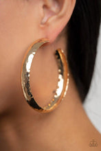 Load image into Gallery viewer, Check Out These Curves - Gold - Paparazzi Earring Image
