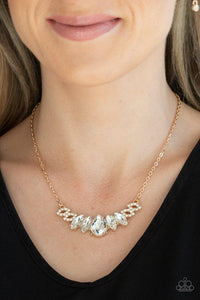 Bride-to-BEAM - Gold - Paparazzi Necklace Image