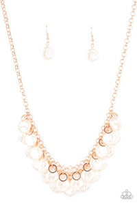 BEACHFRONT and Center - Copper - Paparazzi Necklace Image