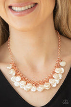 Load image into Gallery viewer, BEACHFRONT and Center - Copper - Paparazzi Necklace Image
