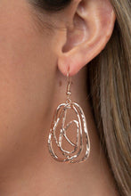 Load image into Gallery viewer, ​Artisan Relic - Rose Gold - Paparazzi Earring Image
