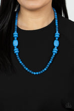 Load image into Gallery viewer, Tropical Tourist - Blue Necklace
